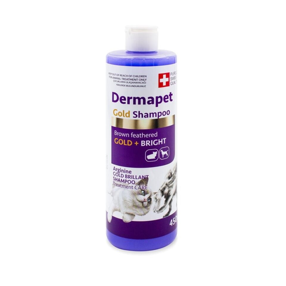 Purele Dermatolojik Kedi ve Köpek Şampuanı 450ml Kahverengi Tüyler