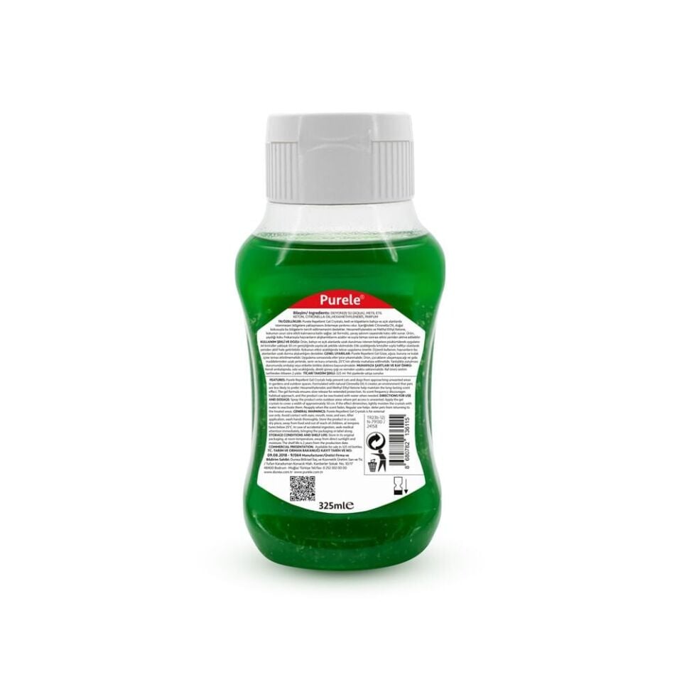 Purele Kedi ve Köpek Uzaklaştırıcı Jel 325ml